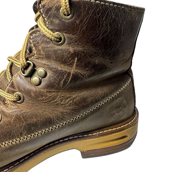 Women's Timberland Pro Alloy Toe Brown Work Boot A1 KJR Size 6.5 - Picture 12 of 16